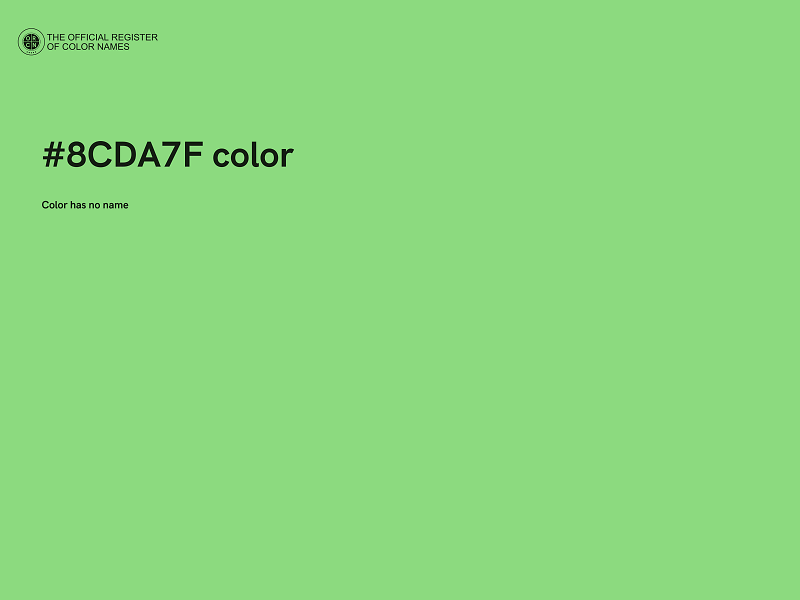 #8CDA7F color image
