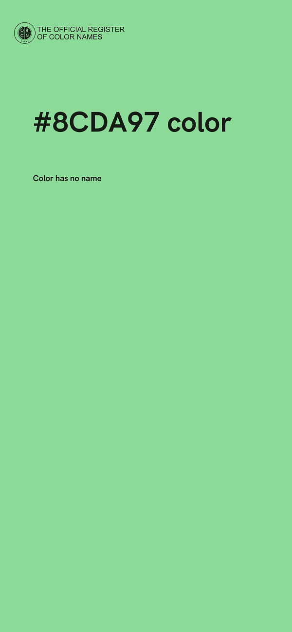 #8CDA97 color image