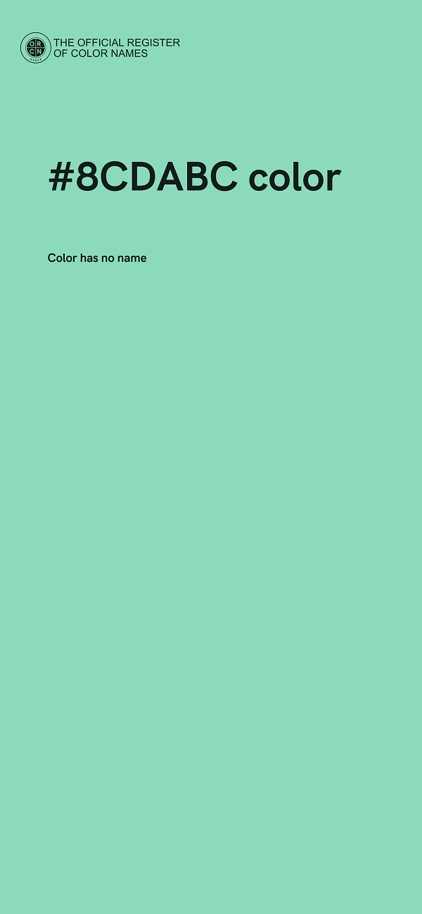 #8CDABC color image