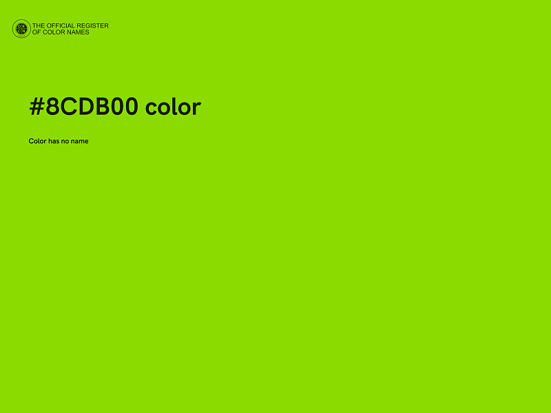#8CDB00 color image
