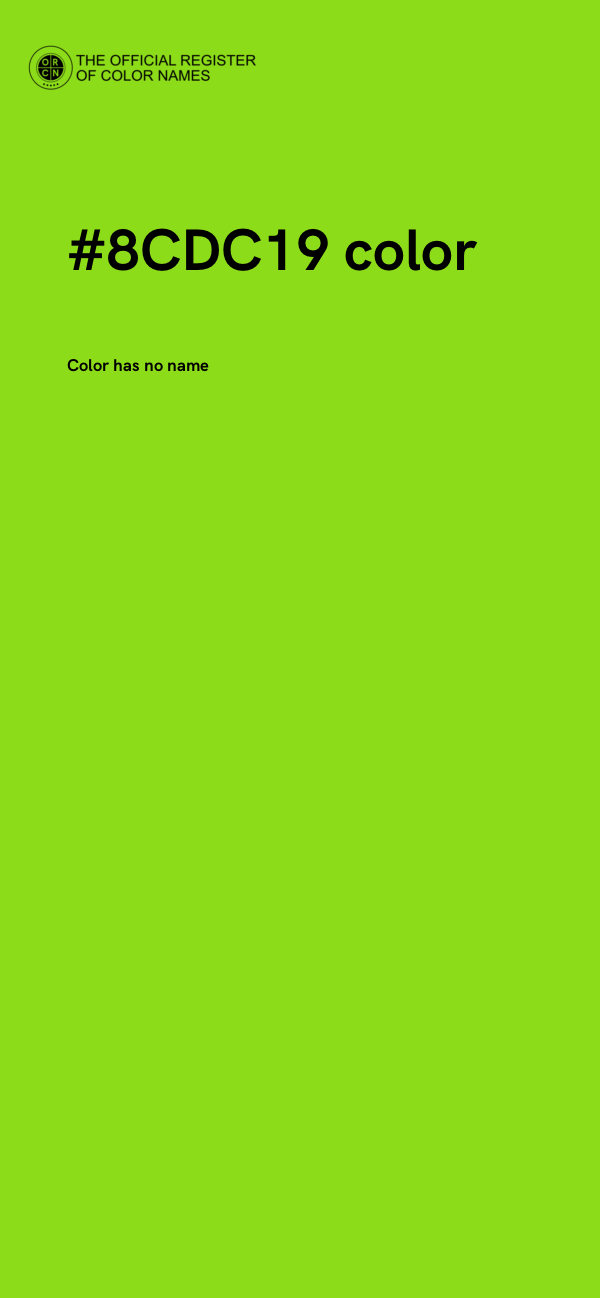 #8CDC19 color image