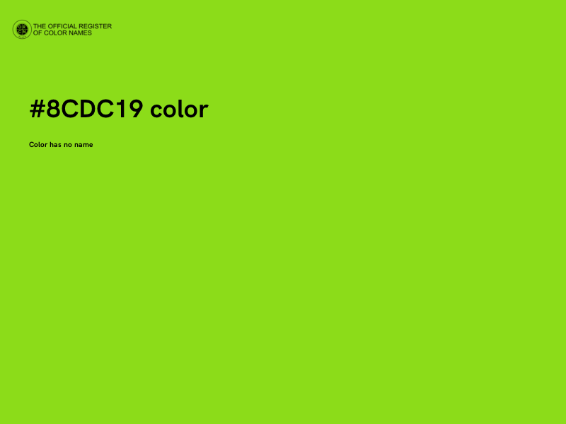 #8CDC19 color image