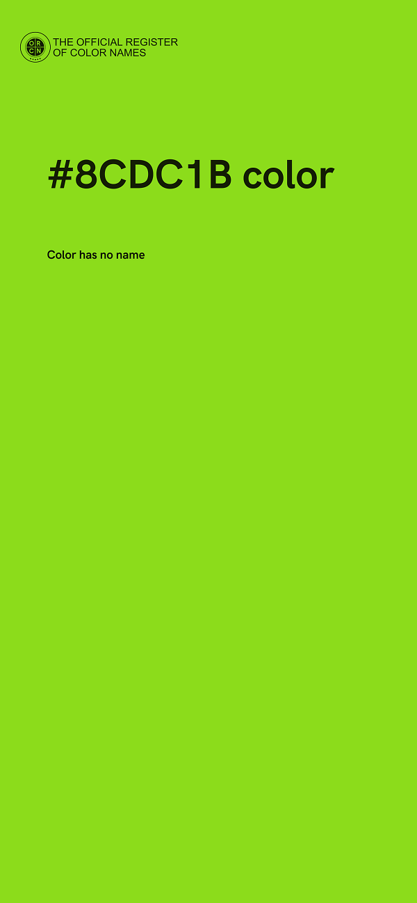 #8CDC1B color image