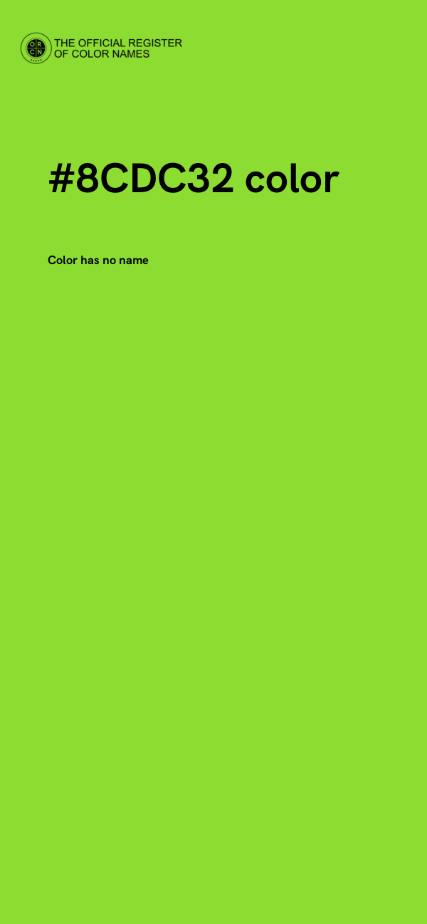 #8CDC32 color image