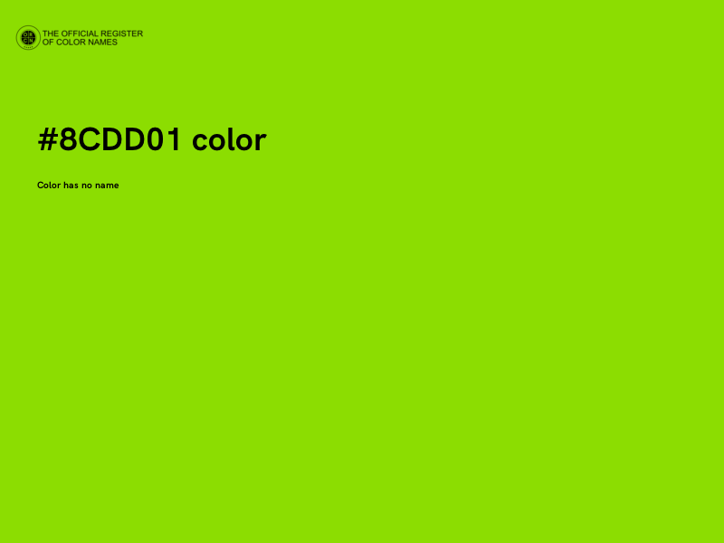 #8CDD01 color image