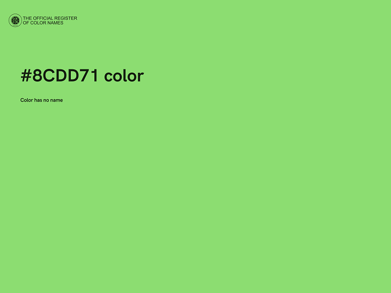 #8CDD71 color image