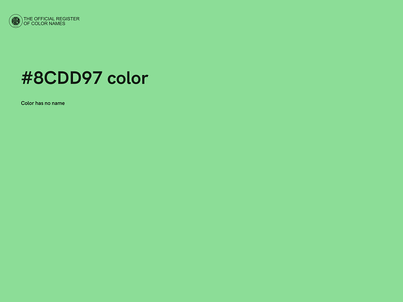 #8CDD97 color image
