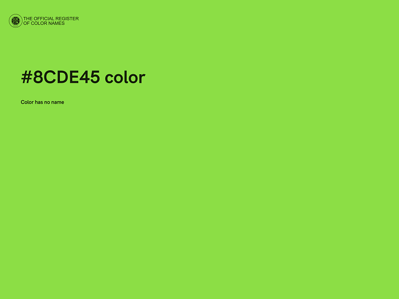 #8CDE45 color image