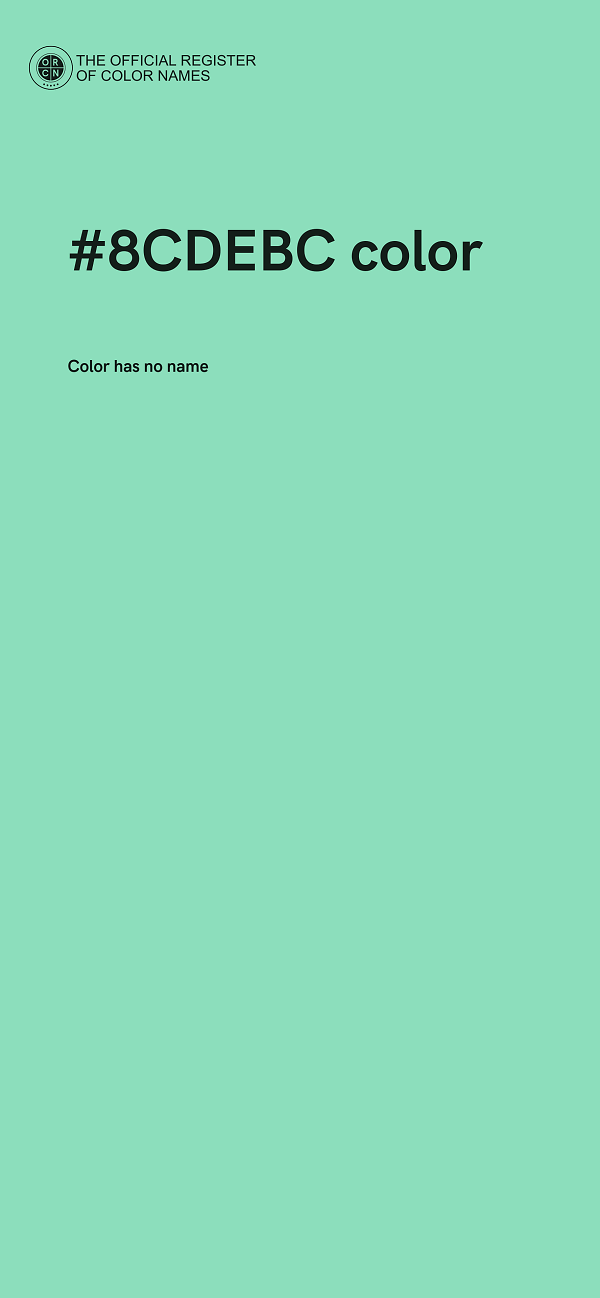 #8CDEBC color image