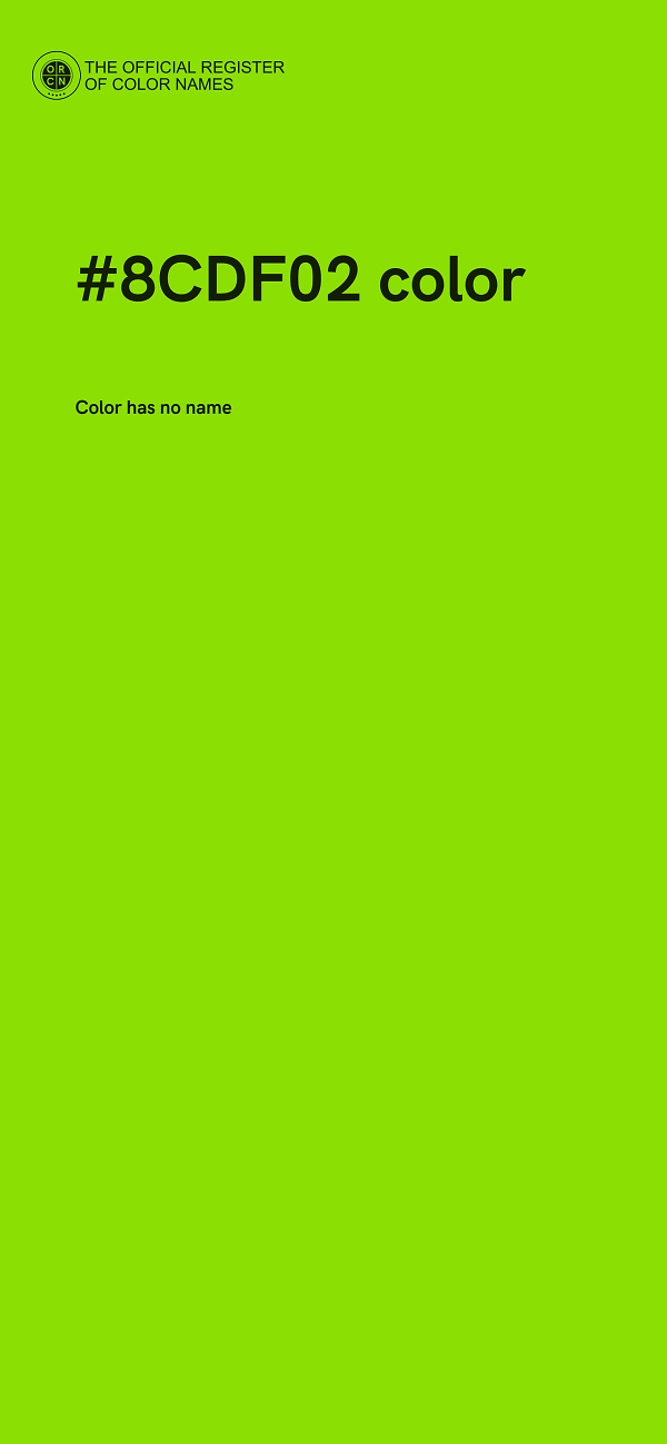 #8CDF02 color image