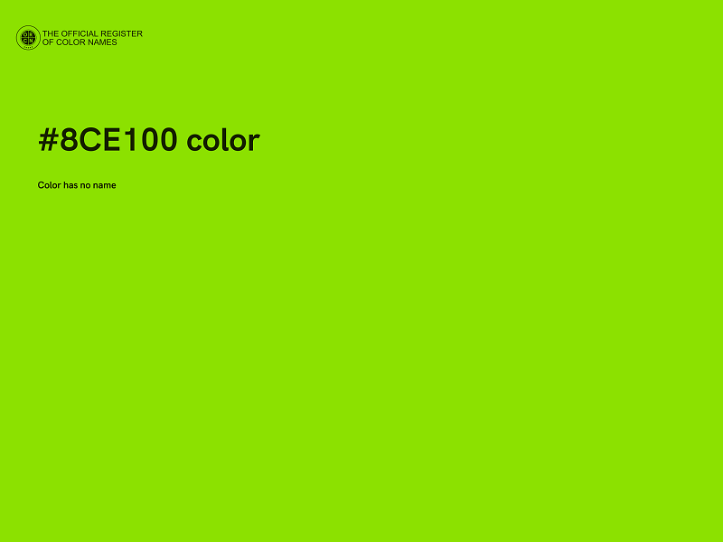 #8CE100 color image