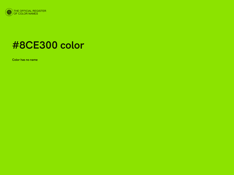 #8CE300 color image