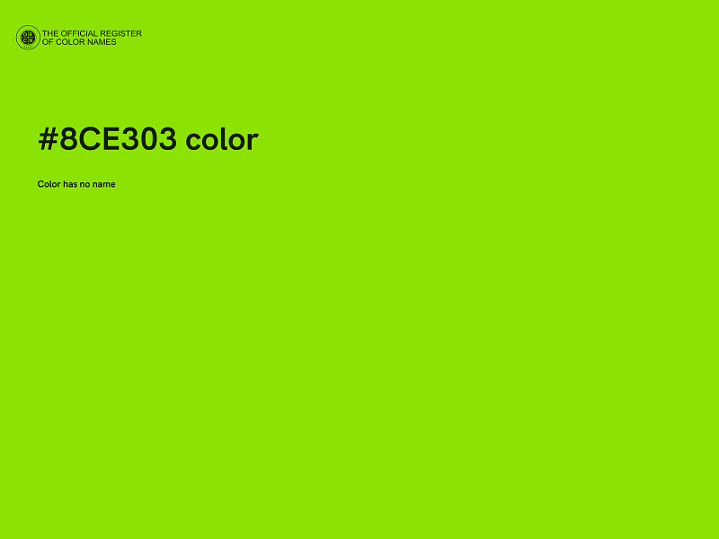 #8CE303 color image