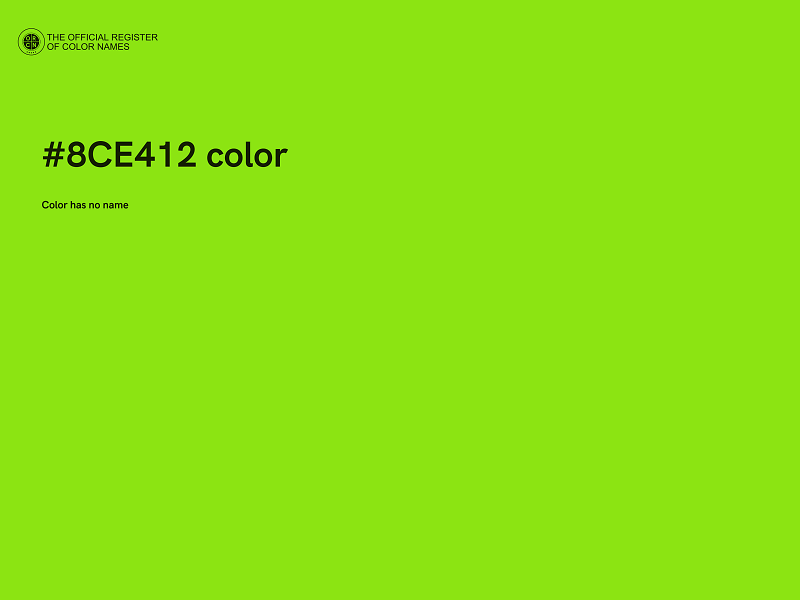 #8CE412 color image