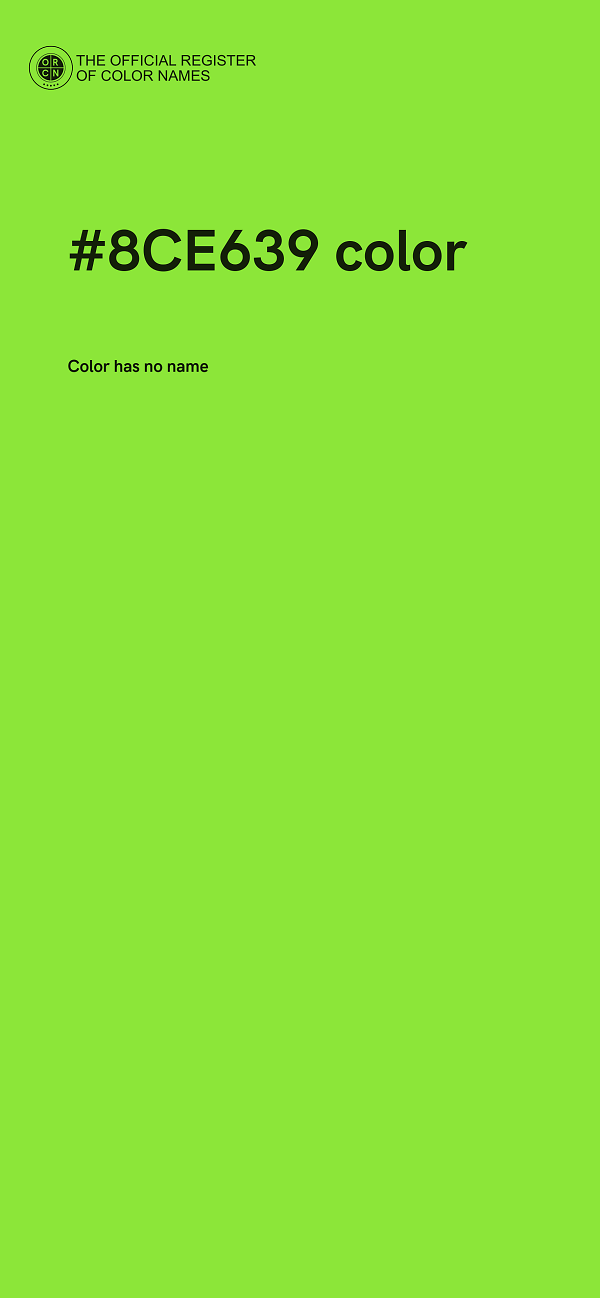 #8CE639 color image