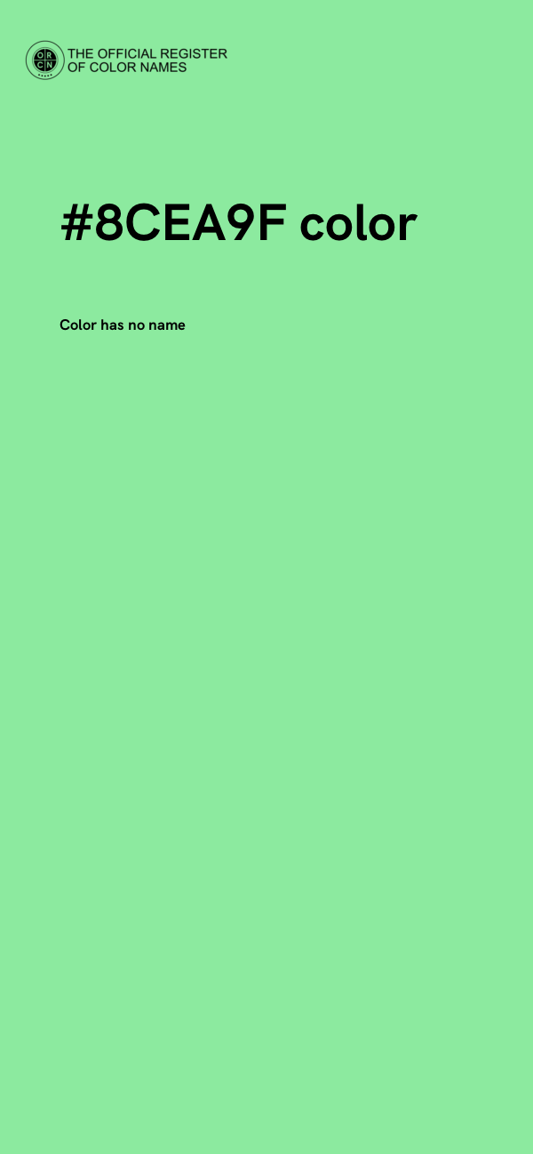 #8CEA9F color image