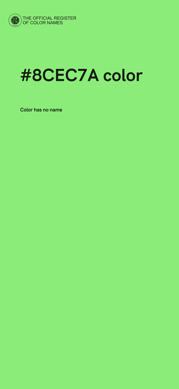 #8CEC7A color image