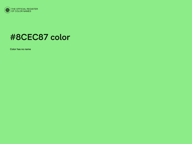 #8CEC87 color image