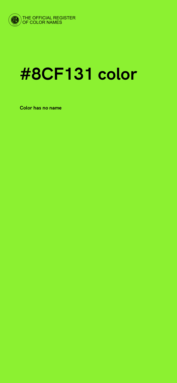 #8CF131 color image