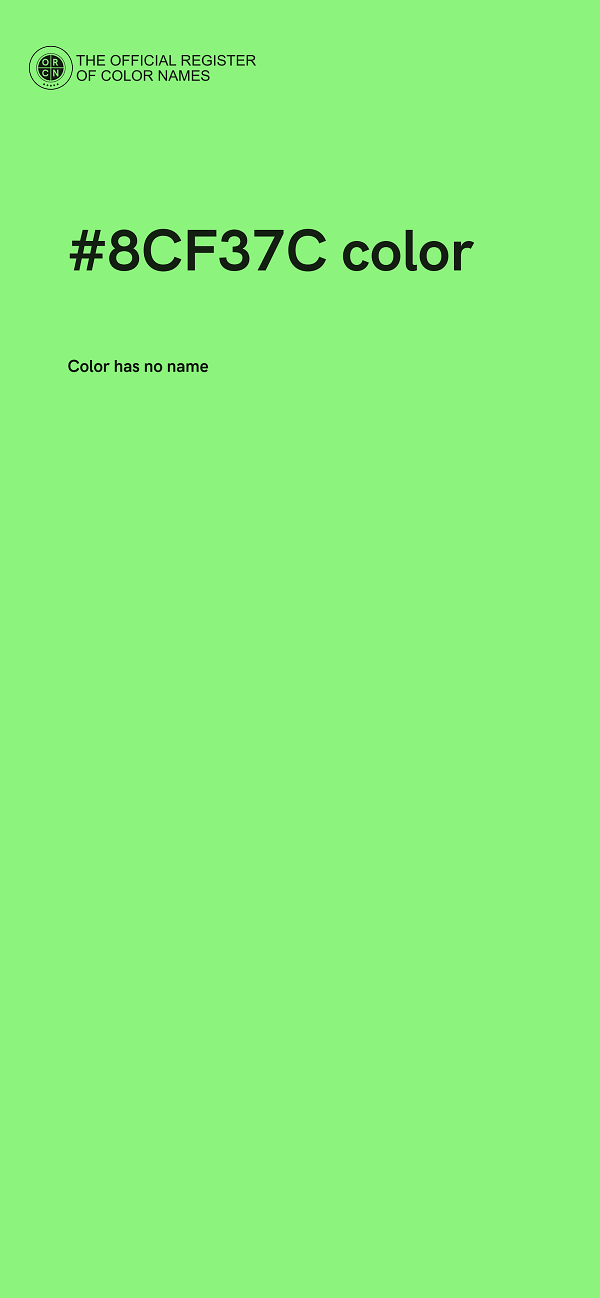#8CF37C color image
