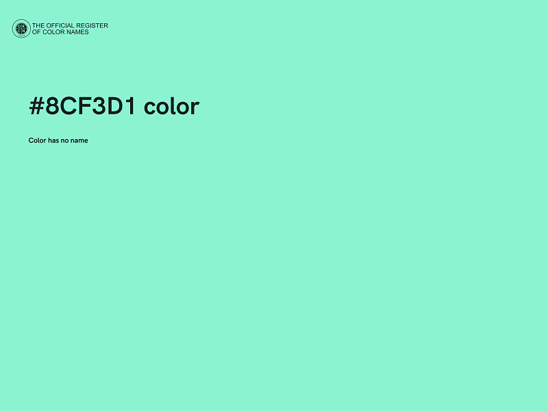 #8CF3D1 color image