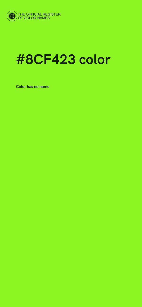 #8CF423 color image