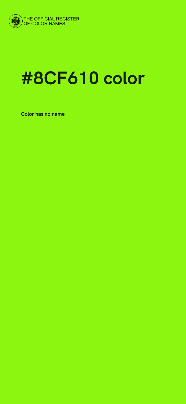 #8CF610 color image