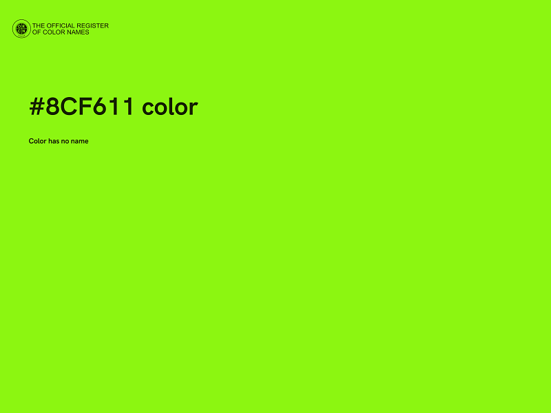 #8CF611 color image