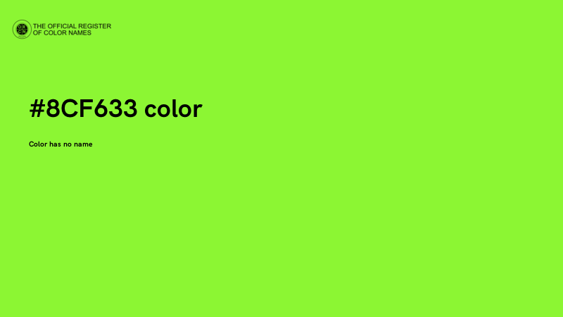 #8CF633 color image