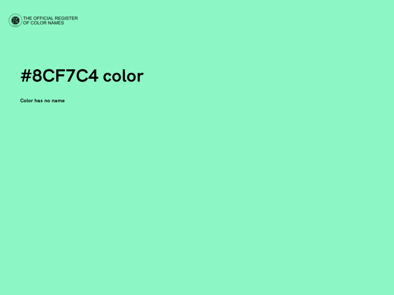 #8CF7C4 color image
