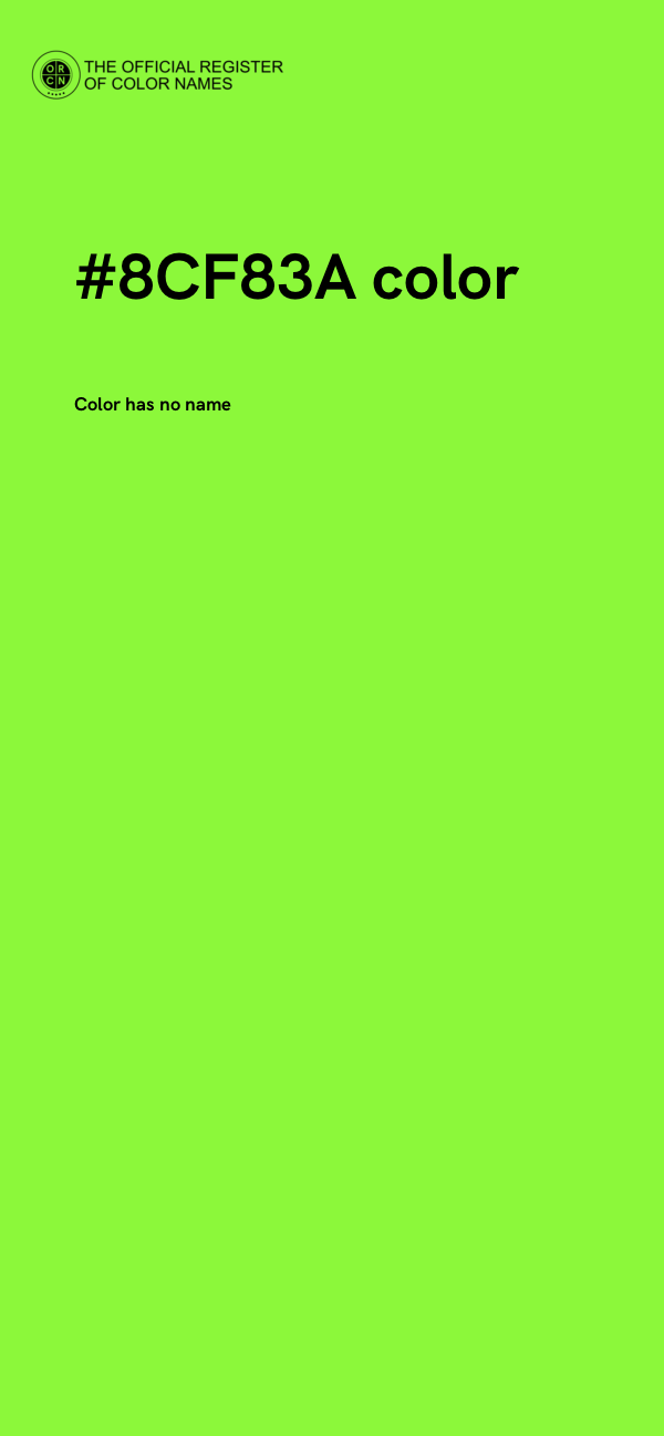 #8CF83A color image