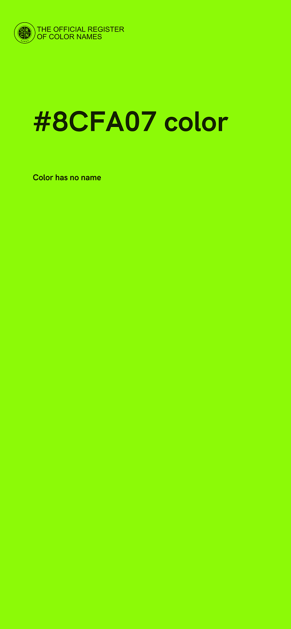 #8CFA07 color image
