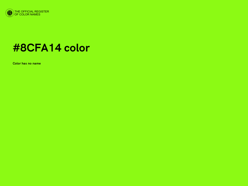 #8CFA14 color image