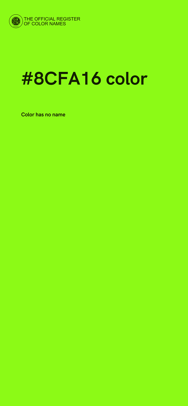 #8CFA16 color image