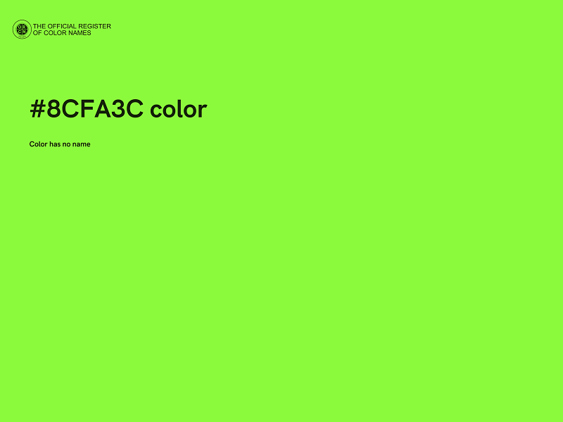 #8CFA3C color image