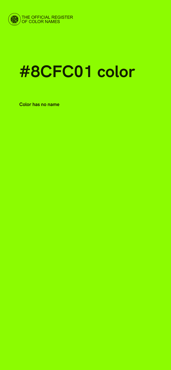 #8CFC01 color image