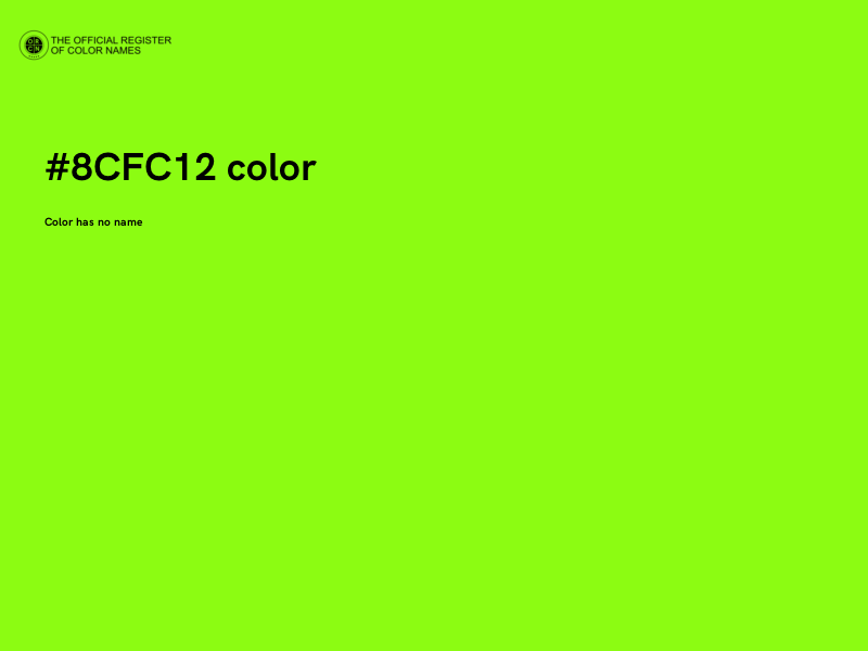 #8CFC12 color image