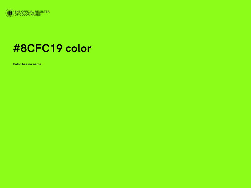 #8CFC19 color image