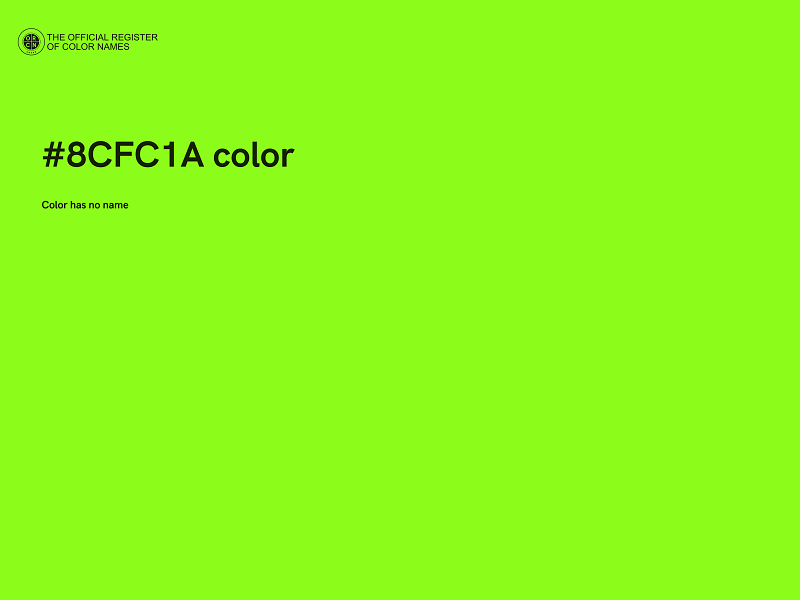 #8CFC1A color image