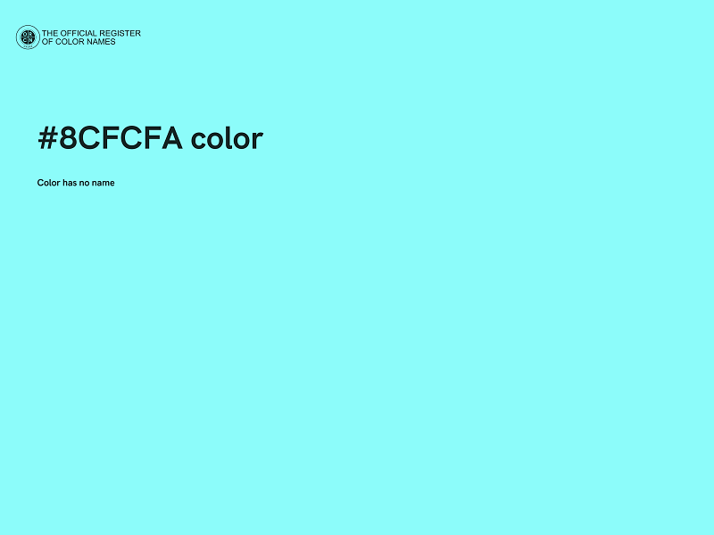 #8CFCFA color image