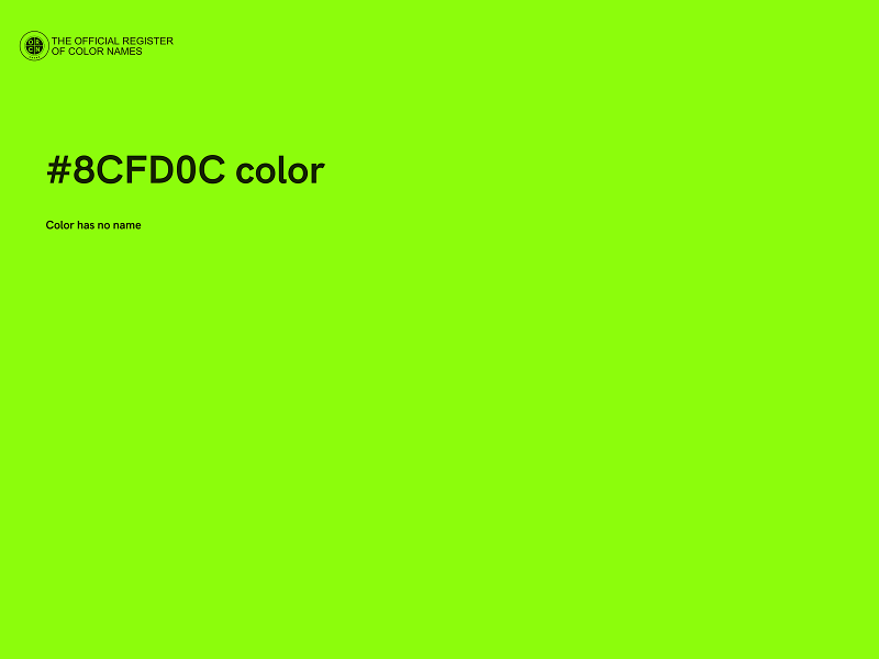 #8CFD0C color image