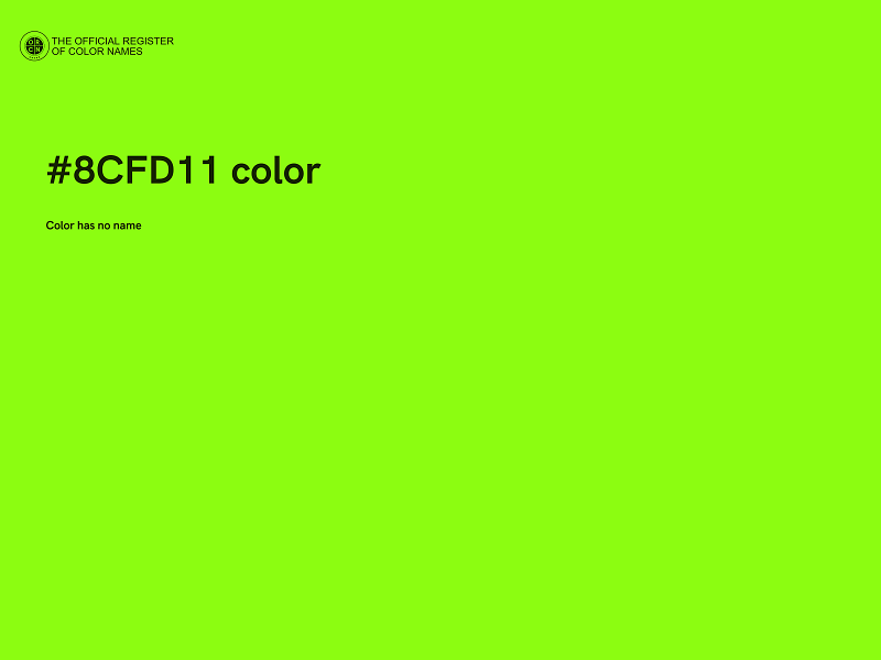 #8CFD11 color image