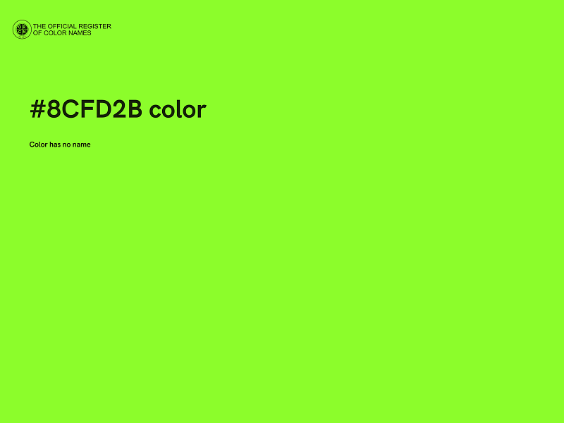 #8CFD2B color image