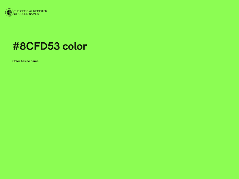 #8CFD53 color image