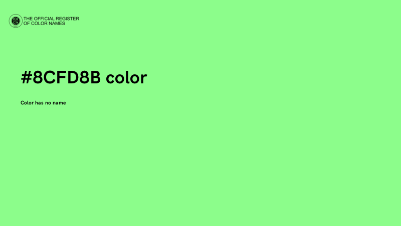 #8CFD8B color image