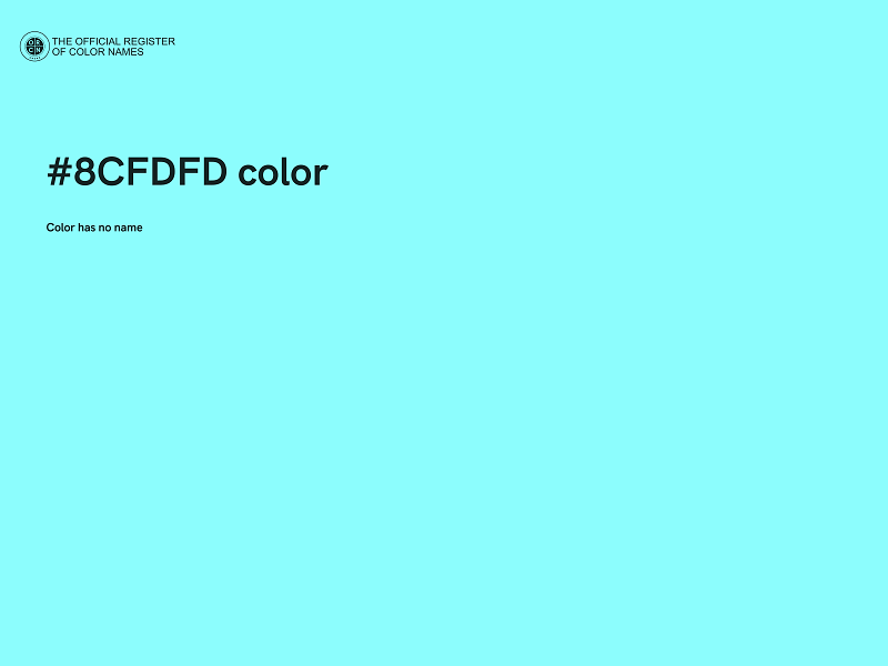 #8CFDFD color image