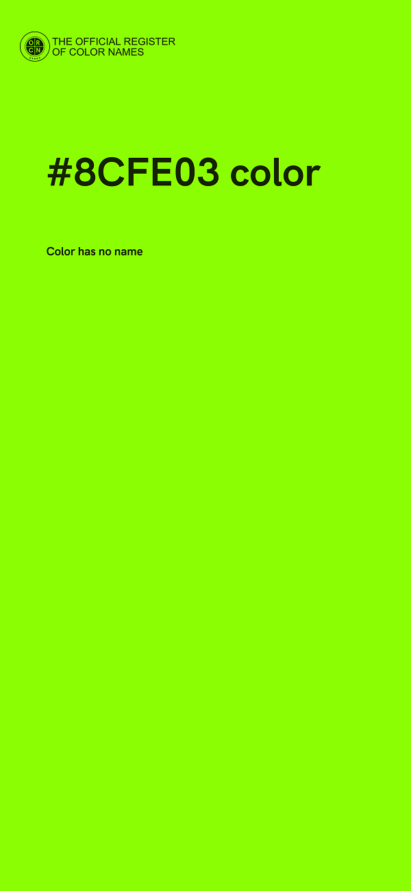 #8CFE03 color image