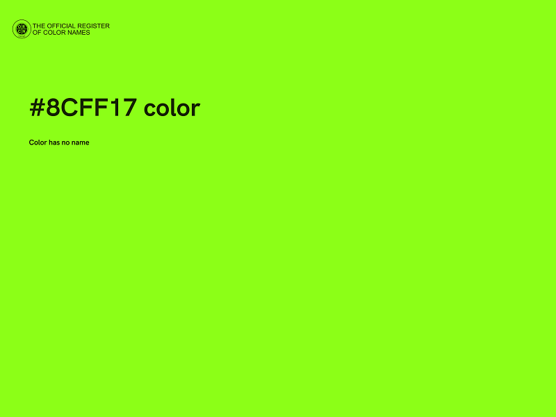 #8CFF17 color image