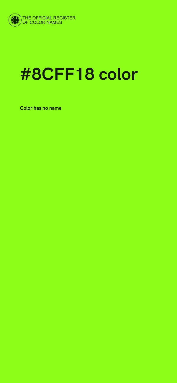 #8CFF18 color image