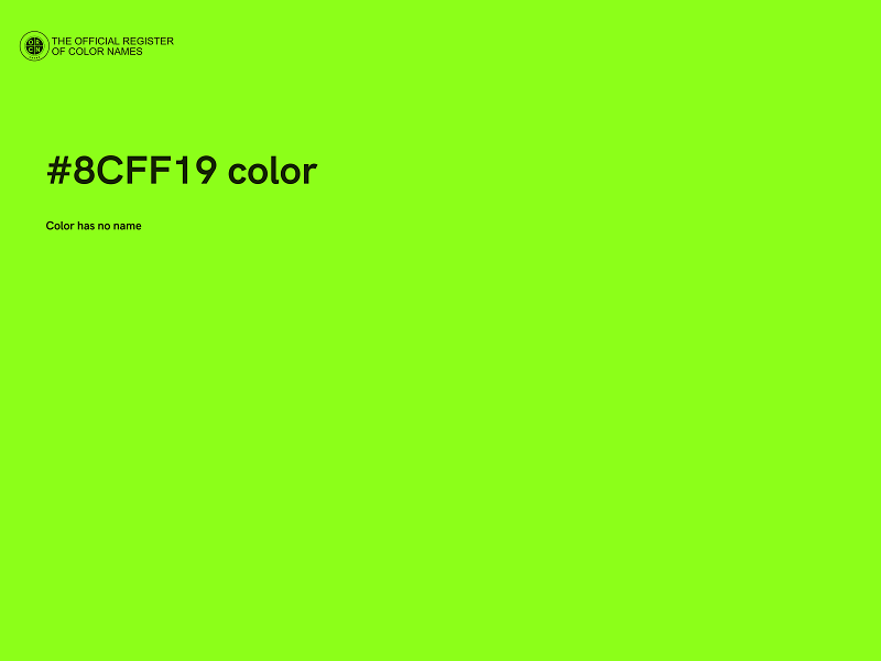 #8CFF19 color image